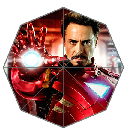 ?̾  (Iron Man)  Hot ȭ   Ƽ ¾  ο    ׸  κ ɿ °/ Iron Man three hot movies Custom Anti sun and rain New Hot sale Novelt